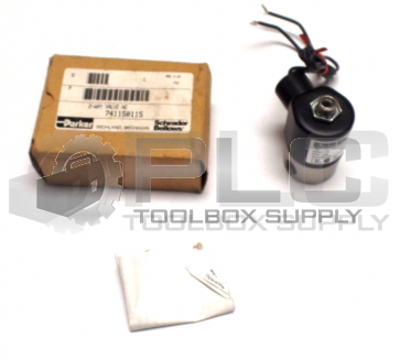 NEW PARKER SCHRAFER BELLOWS 741150115 SOLENOID COIL
