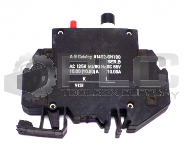 NEW ALLEN BRADLEY 1492-GH100 SER. B CIRCUIT BREAKER