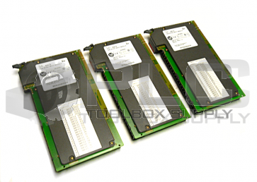 LOT OF 3 ALLEN BRADLEY 1771-IAD /D 120V AC/DC INPUT MODULE