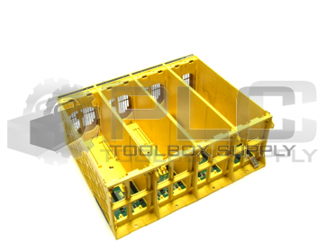 FANUC 15M-MCU12122-001R00 7 SLOT RACK WITH A20B-2000-0730/02A BASE BOARD
