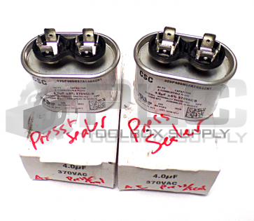 NEW LOT OF 2 CSC 370VAC CAPACITOR