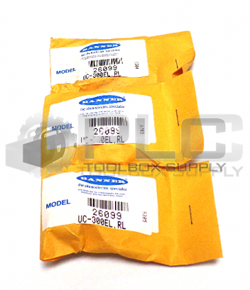 NEW LOT OF 3 BANNER UC-300EL REPLACEMENT LENS ASSEMBLIES 26099