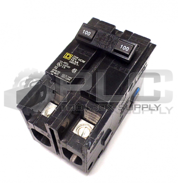 NEW SQUARE D HOM2100 MINIATURE CIRCUIT BREAKER 120/240V 100A