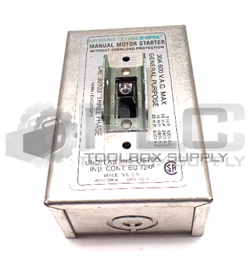NEW BRYANT 30103 MANUAL MOTOR STARTER