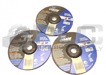 NEW LOT OF 3 GEMINI TYPE 27 GRINDING WHEEL 7'' x 1/4'' x 7/8''