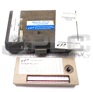 COLE-PARMER 3312-20 PSYCHRO-DYNE PYSCHROMETER
