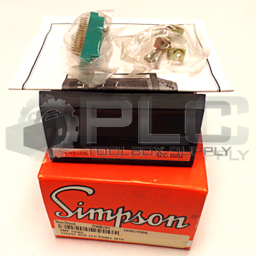 NEW SIMPSON 24502 METER PANEL MOUNT 2865 0-20