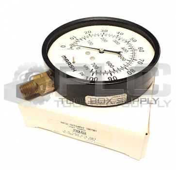 NEW MARSH J9048 PRESSURE GAUGE 