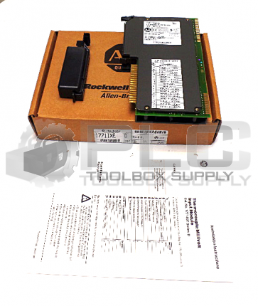 NEW ALLEN BRADLEY 1771-IXE INPUT MODULE SER D