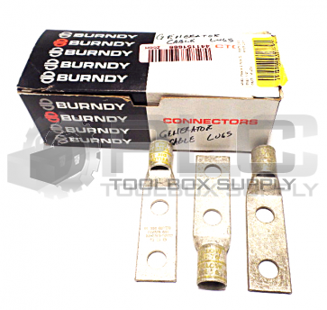 LOT OF 3 NEW BURNDY YA30L2NTCFX LUG CONNECTORS