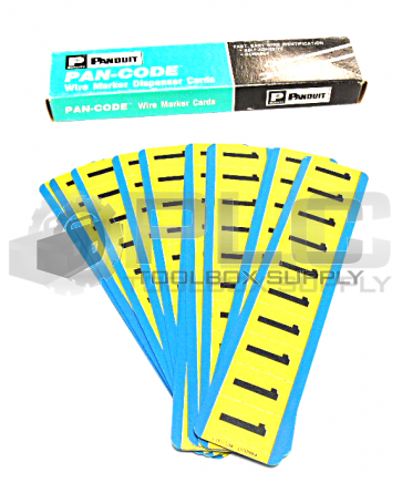 BOX OF 13 NEW PANDUIT PCL100-1 MARKER LABEL 