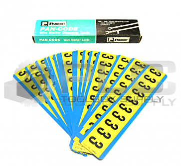 NEW BOX OF 17 PANDUIT PCL100-3 MARKER LABELS 