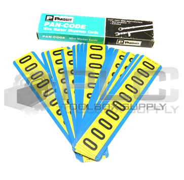 NEW BOX OF 18 PANDUIT PCL100-0 MARKER LABELS 
