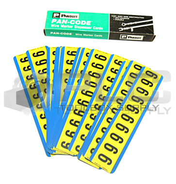 NEW BOX OF 19 PANDUIT PCL100-6 MARKER LABELS 