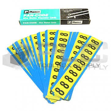 NEW BOX OF 19 PANDUIT PCL100-8 MARKER LABELS 