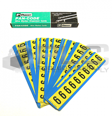 BOX OF 20 NEW PANDUIT PCL100-9 MARKER LABELS  