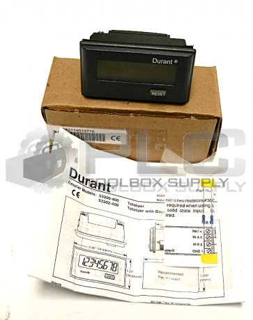 NEW DURANT 53300400 ELECTRONIC COUNTER  