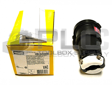 NEW HUBBELL HBL2433SW TWIST LOCK CONNECTOR LOCK 