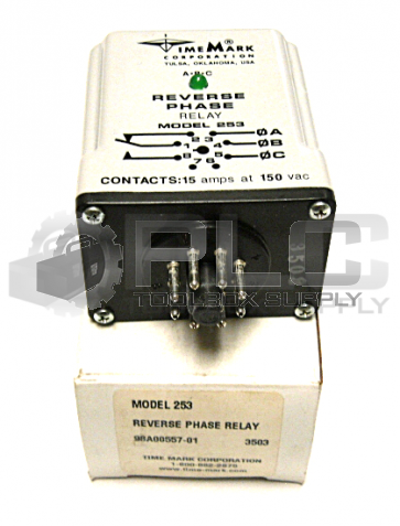 NEW TIME MARK 98A00557-01 REVERSE PHASE RELAY