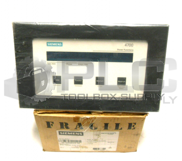 NEW SIEMENS 4700-BDRMC3-12HN POWER METER 