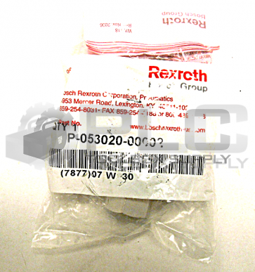 NEW REXROTH P-053020-00002 FLOW CONTROL VALVE