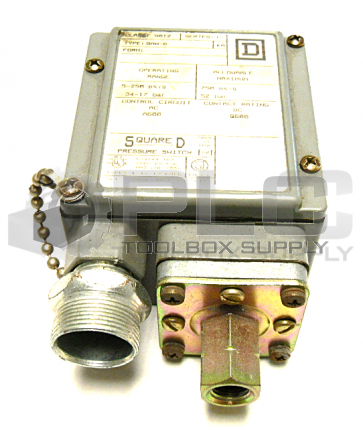 NEW SQUARE D 9012-GAW-5 PRESSURE SWITCH 9012GAW