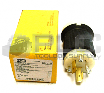 NEW HUBBELL HBL2711 TWIST LOCK PLUG