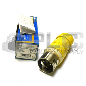 NEW LEVITON 6361-CR 50A 2P 3W LOCKING PLUG 6361CR