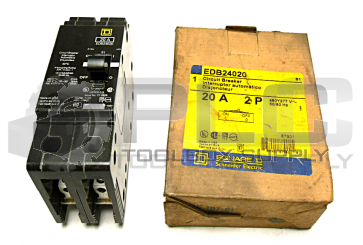 NEW SQUARE D EDB24020 CIRCUIT BREAKER 