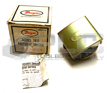 NEW DWYER 1823-80-2-S PRESSURE SWITCH 1823-80-2-5