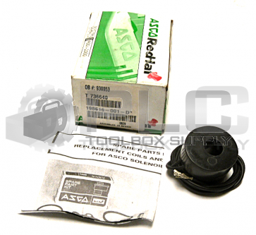 NEW ASCO 198616-001-D VALVE COIL 930053