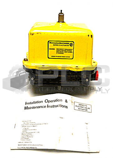 NEW WORCESTER/MCCANNA 12 75 W ACTUATOR SERIES 75 12-75-W