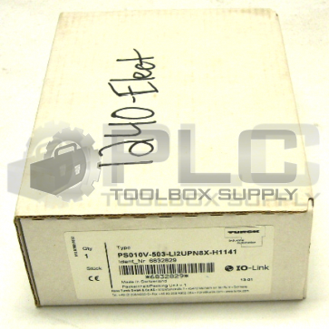 NEW TURCK PS010V-503-LI2UPN8X-H1141 6832829 PRESSURE SENSORS WITH DISPLAY