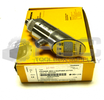 NEW TURCK PS250R-503-LI2UPN8X-H1141 6832288 PRESSURE SENSORS WITH DISPLAY