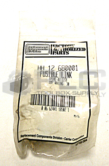 NEW CARRIER HH12680001 FUSIBLE LINK HH 12 680001 