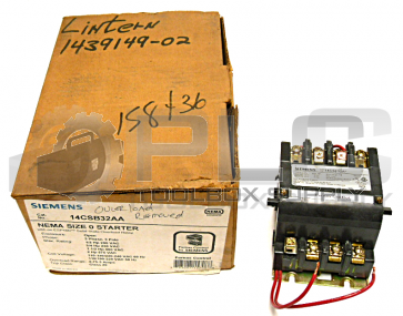NEW SIEMENS 14CSB32AA MAGNETIC STARTER  READ 