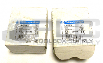 NEW LOT OF 2 TELEMECANIQUE LRD05 RELAY 