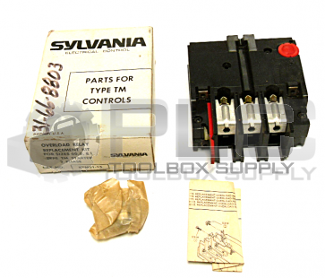 NEW SYLVANIA KTM31-15 OVERLOAD RELAY 