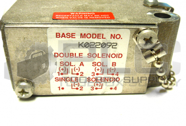 NEW SCHRADER BELLOWS K022092 PNEUMATIC MANIFOLD READ