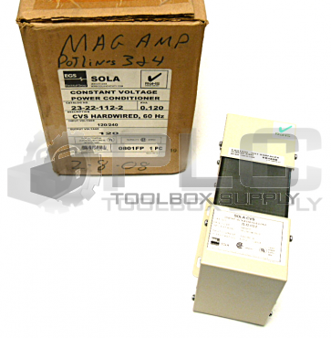 NEW SOLA 23-22-112-2 POWER CONDITIONER 
