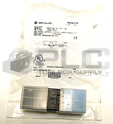 NEW ALLEN BRADLEY 871L-B20E40-T2 INDUCTIVE PROXIMITY SENSOR 