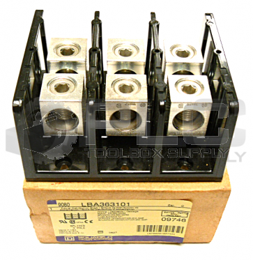 NEW SQUARE D LBA363101 POWER DISTRIBUTION BLOCK 