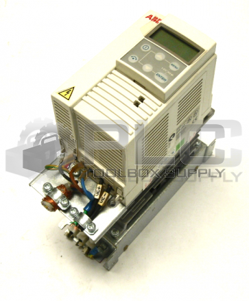 ABB ACS 143-1K6-3 DRIVE 1HP 3PHASE 480VAC/2.7A IN 0-250HZ/2.0A OUT