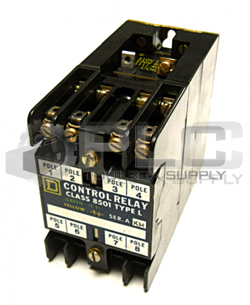 NEW SQUARE D 8501 L0-20 /A CONTROL RELAY 
