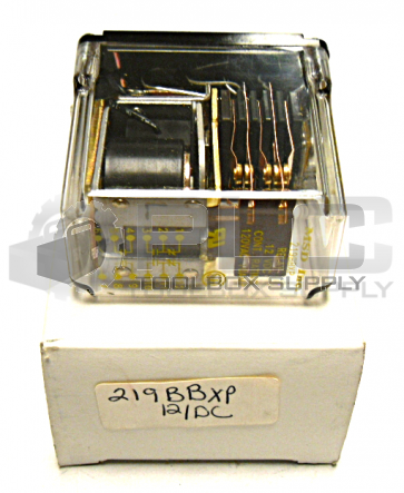 NEW MSD 219BBXP RELAY 12 VDC 120VAC 10AMP