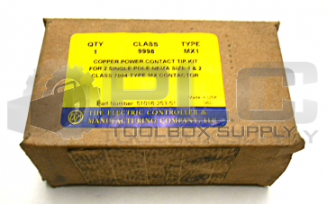 NEW EL&M 9998-MX1 COPPER POWER CONTACT TIP KIT SQUARE D