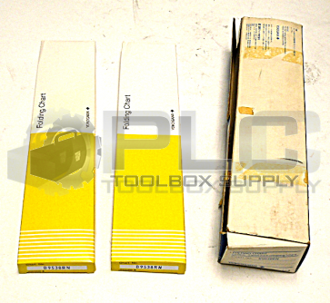 NEW BOX OF 2 YOKOGAWA B9538RN FOLDING CHART PAPER 
