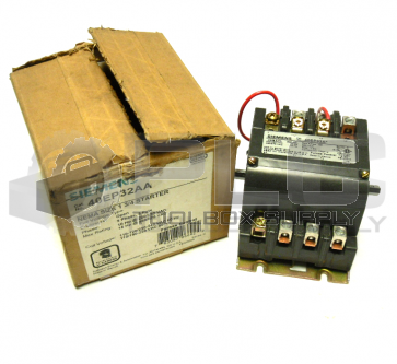 NEW SIEMENS 40EP32AA NEMA SIZE 1 3/4 STARTER