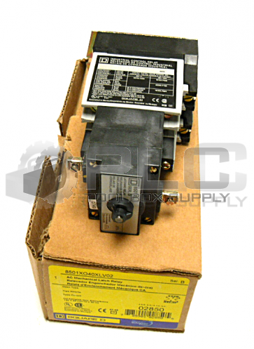 NEW SQUARE D 8501XO40XLV02 /B LATCH RELAY 8501 XO40XLV02
