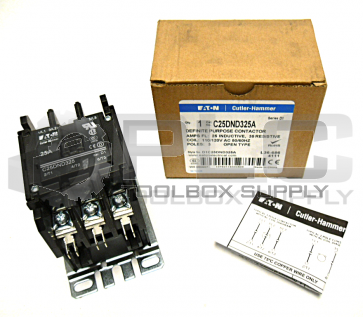 NEW EATON C25DND325A CONTACTOR 